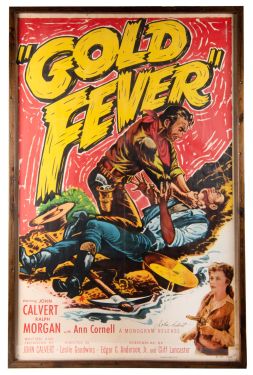 John Calvert Gold Fever Framed Poster, Signed