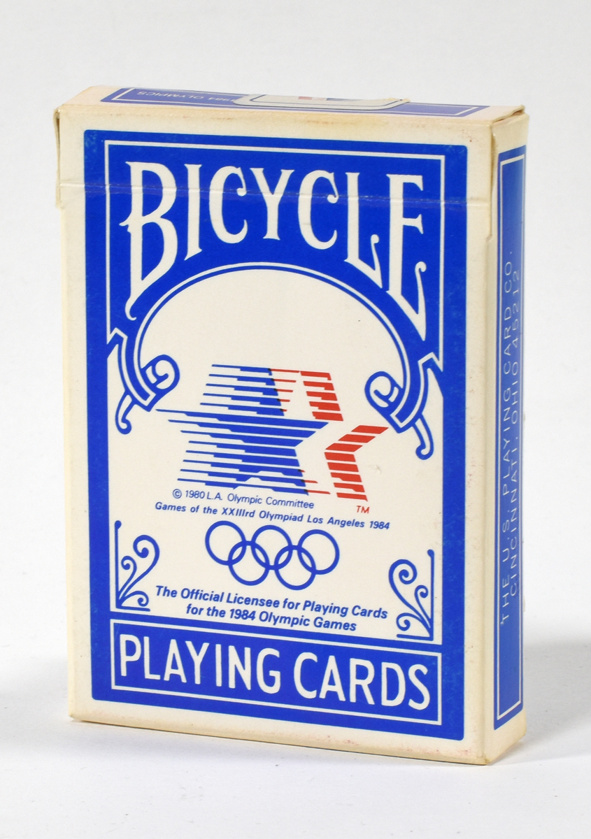 Details about   1984 Olympics Playing Cards White Covers 