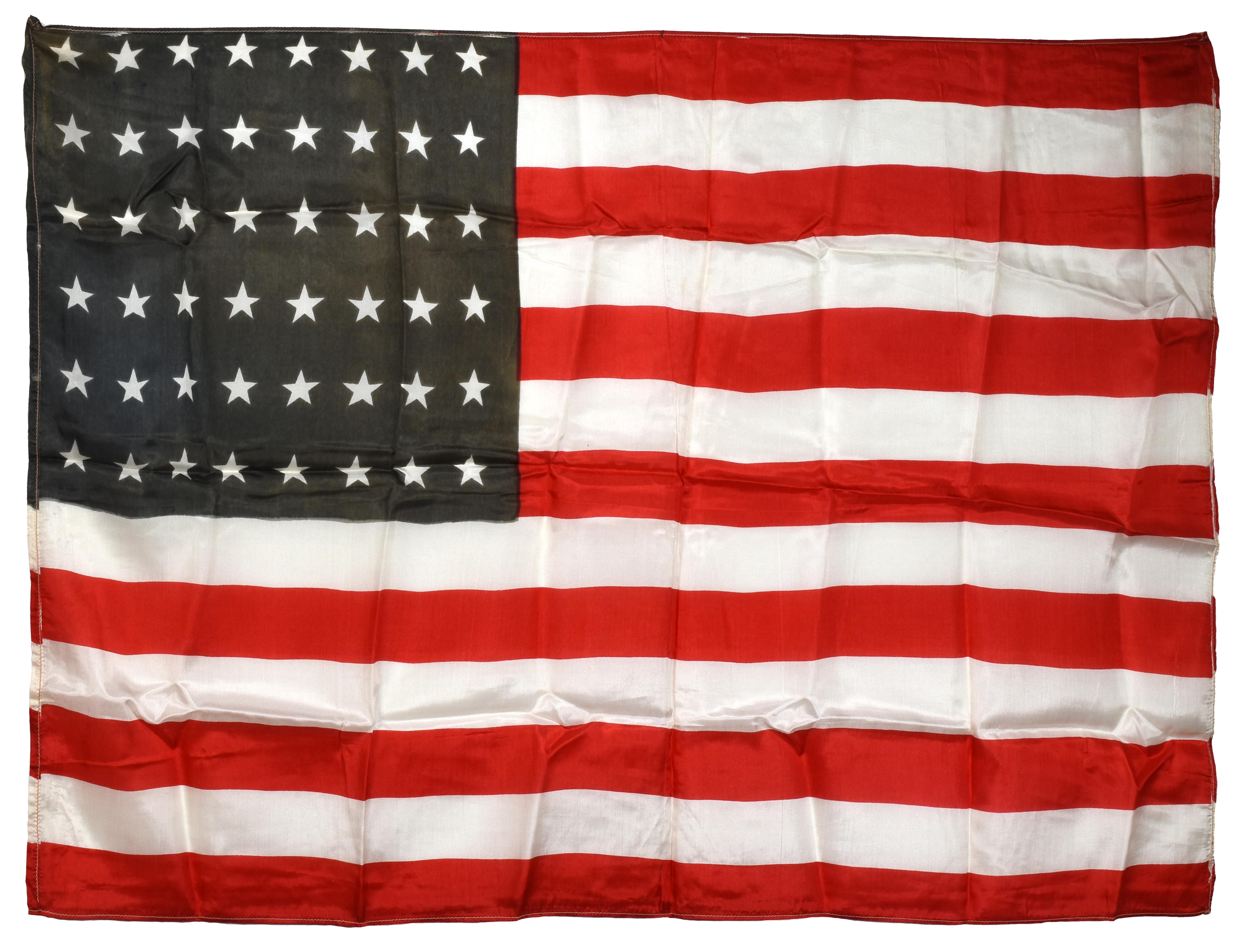 Two 48-Star American Flag Silks - Quicker than the Eye