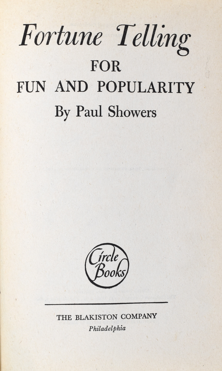 Fortune Telling for Fun And Popularity Quicker than the Eye