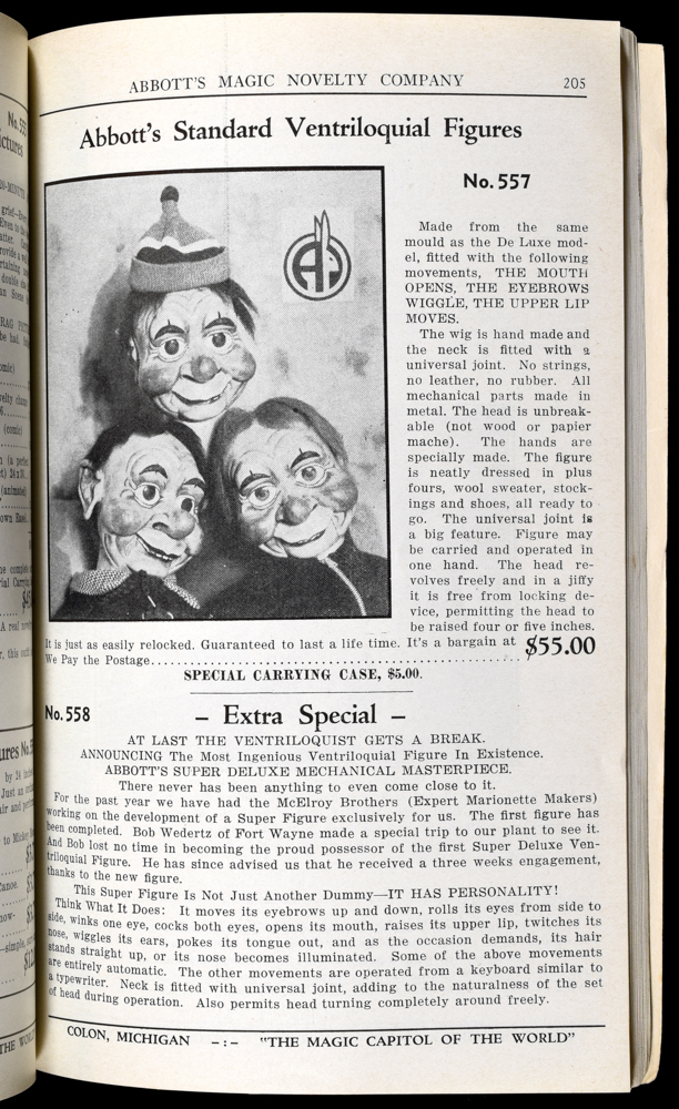 Abbott's Magic Novelty Company Catalog No. 4 Quicker than the Eye
