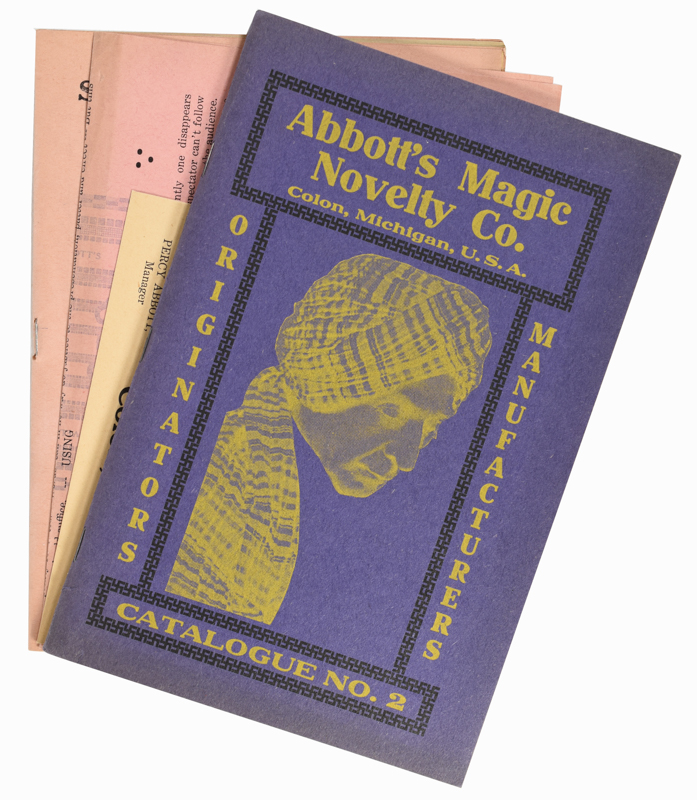Abbott's Magic Novelty Co. Catalogue No. 2 Quicker than the Eye