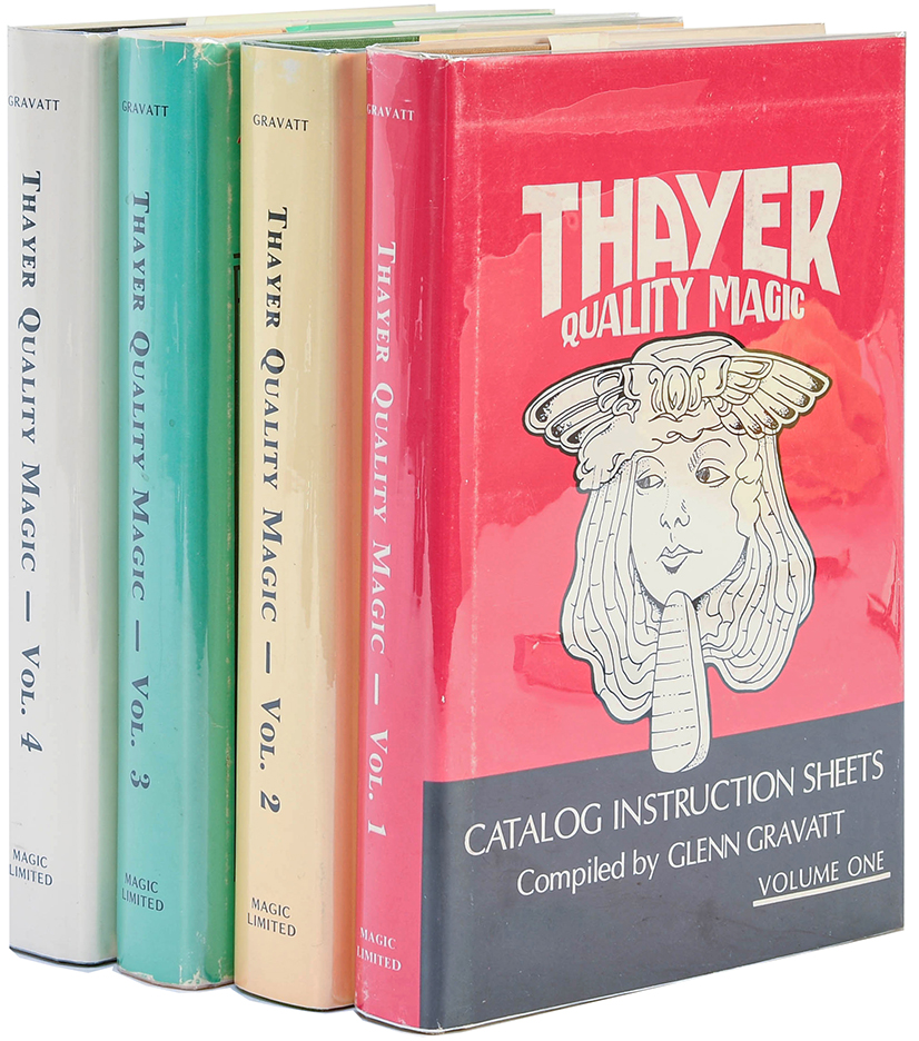 Thayer Quality Magic Catalog Instruction Sheets Vol. 1 4 Quicker than the Eye