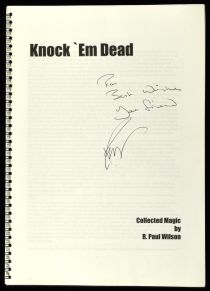 Knock 'Em Dead, Signed