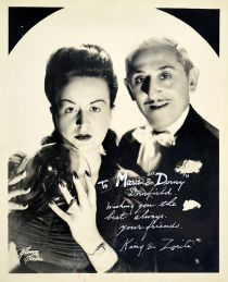 King and Zorita Signed Portrait