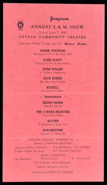 Annual S.A.M. Show Program (Signed)