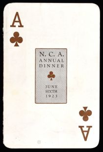 N.C.A. Annual Dinner Menu