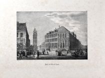 Hotel de Ville de Gand Lithograph