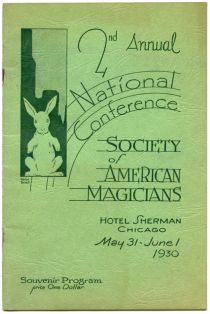 2nd Annual National Conference, Society of American Magicians Program 