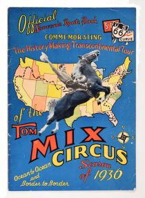 Tom Mix Circus Official Souvenir Route Book