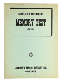 Simplified Method of Memory Test (Shapiro)