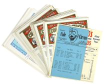 Circus with Clyde Beatty Route Card Collection