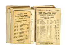 Christy Bros. Circus and Wild Animal Show Route Card Collection