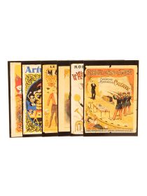 Six Vintage Magic Postcards