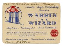 Warren the Wizard Business Card