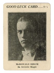 McDonald Birch Throw-Out Card