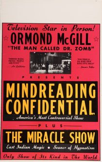 Ormond McGill Mindreading Poster