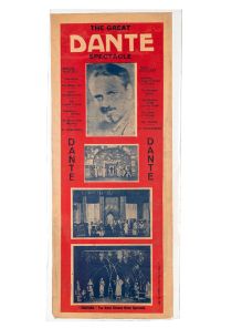 The Great Dante Spectacle Broadside