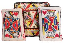 Vintage Playing Card Pillows