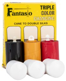 Fantasio Triple Color Changing Cane to Double Silks