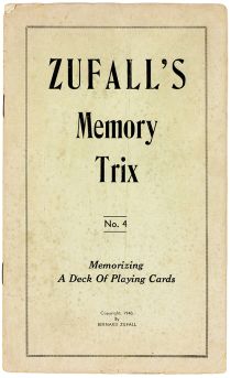 Zufall's Memory Trix, No. 4 (Inscribed and Signed)