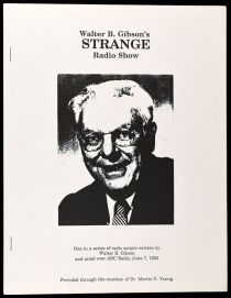 Walter B. Gibson's Strange Radio Show Manuscript