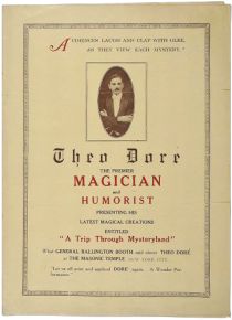 Theo Dore, The Premier Magician and Humorist Brochure