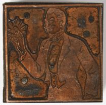 Magician Producing a Coin