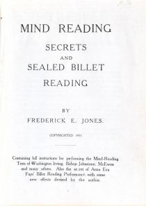 Mind-Reading Secrets and Sealed Billet Reading