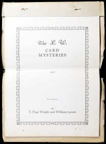The L. W. Card Mysteries