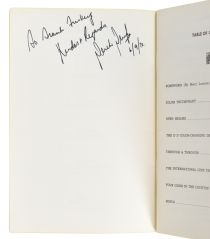 Dingle's Deceptions, Inscribed and Signed