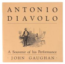 Antonio Diavolo: A Souvenir of his Performance, Signed