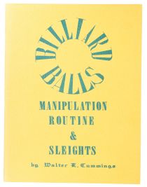 Billiard Balls Manipulation Routine & Sleights, Inscribed and Signed