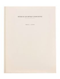 Notes on Sir Arthur Conan Doyle