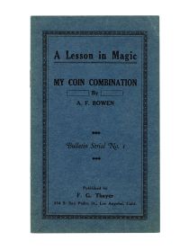 A Lesson in Magic, My Coin Combination: Bulletin Serial No. 1
