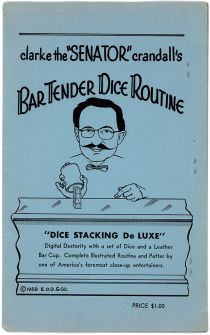 Bartender Dice Routine