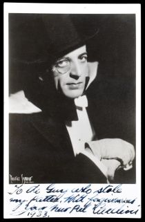 Cardini Postcard, Signed