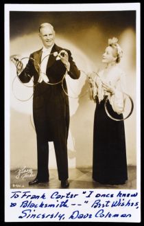 Dave and Pauline Coleman Postcard, Signed