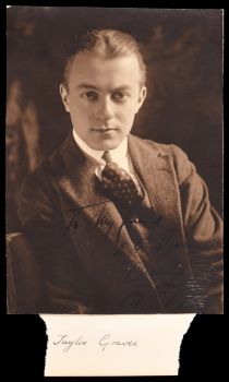 Taylor Graves Photograph, Signed