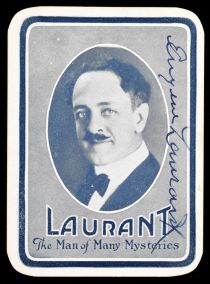 Laurant Throw-Out Card Signed