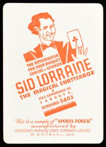 Sid Lorraine Throw-Out Card