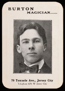 Burton the Magician Throw-Out Card