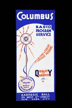 Columbus Radio Program Service Brochure
