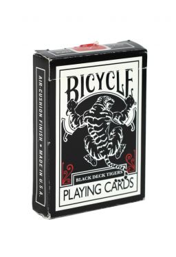 Black Deck Tiger Playing Cards