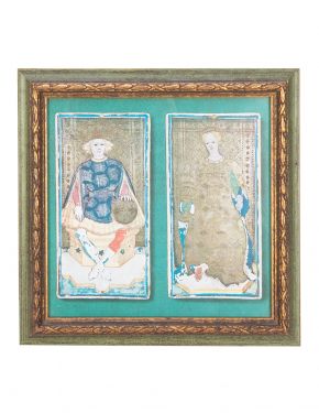 Visconti-Sfonza Tarot Deck Framed Print