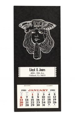 Lloyd E. Jones Calendar, 1980