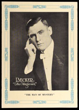 Becker, the Man of Mystery Advert