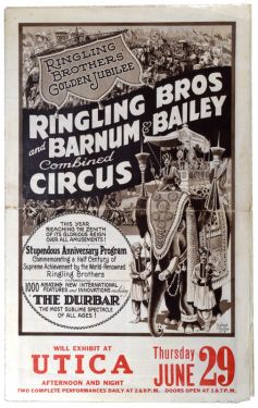 Ringling Bros and Barnum & Bailey Combined Circus Advert