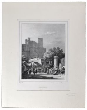 Beaucaire Market Engraving