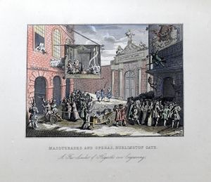 Masquerades and Operas, Burlington Gate Engraving